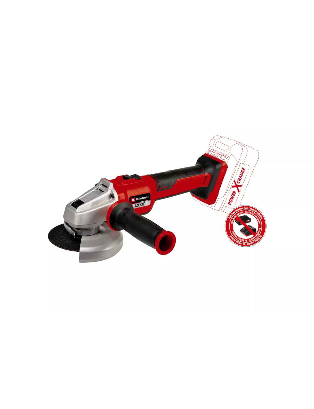 EINHELL SZLIFIERKA KĄTOWA BEZSZCZOTKOWA XXIO 18 125 Q Solo
