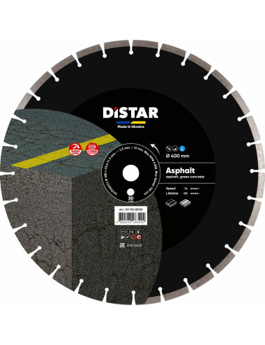 DISTAR TARCZA DIAMENTOWA ASPHALT 400 x 3,5 2,5 x 25,4mm