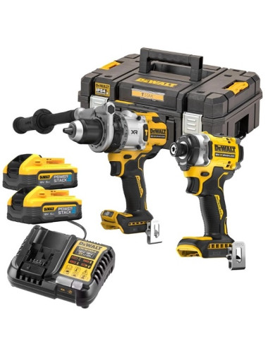 DEWALT ZESTAW COMBO 18V DCK2200H2T (DCD1007 + DCF860) 2x5,0Ah POWERSTACK TSTAK