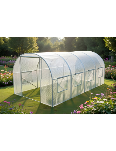 AWTOOLS SZKLARNIA OGRODOWA TUNEL BIAŁA 3x4,5x2m