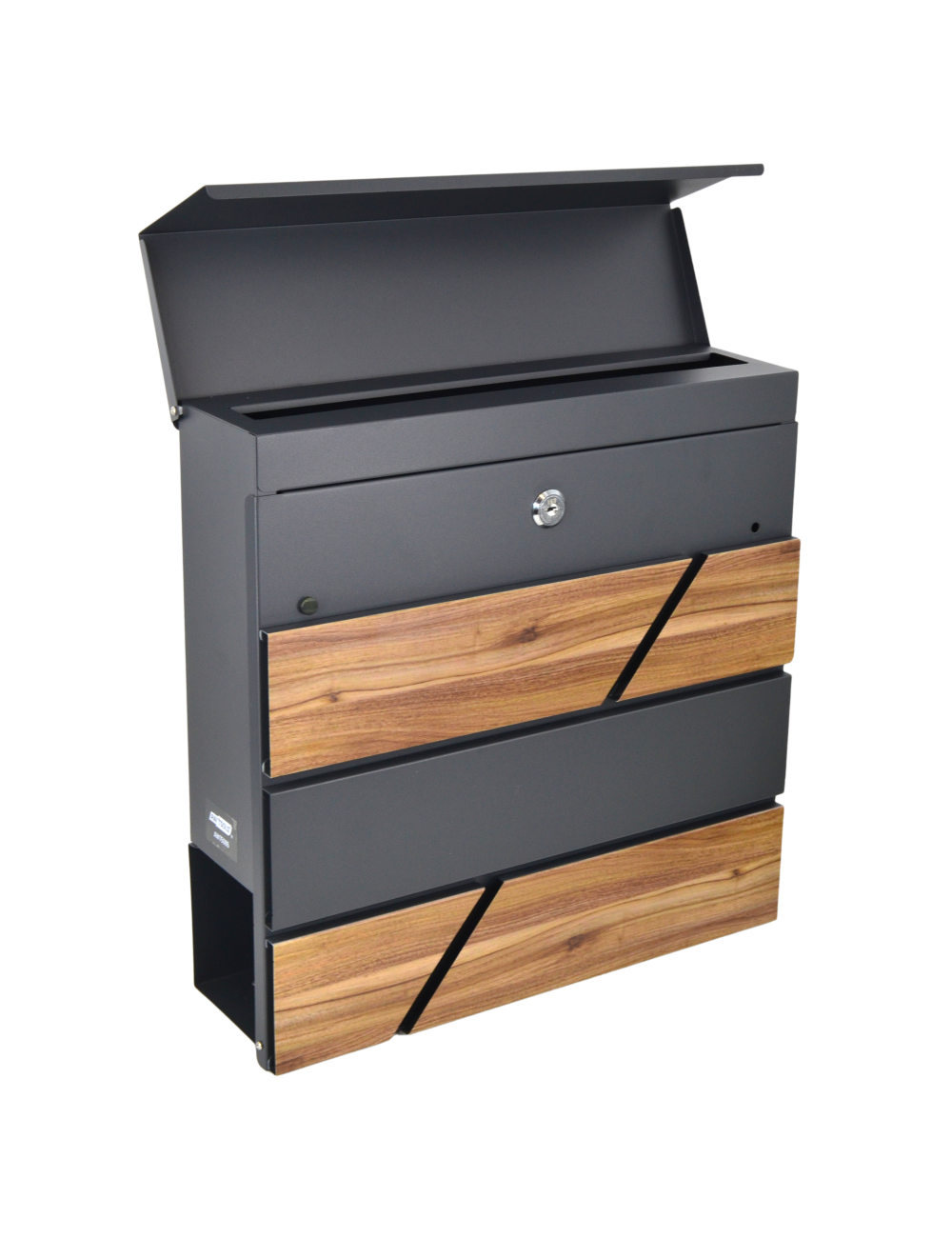 AWTOOLS SKRZYNKA NA LISTY ANTRACYT 65 / 370x370x105mm