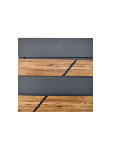 AWTOOLS SKRZYNKA NA LISTY ANTRACYT 65 / 370x370x105mm