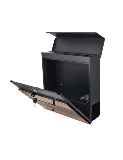 AWTOOLS SKRZYNKA NA LISTY ANTRACYT 65 / 370x370x105mm