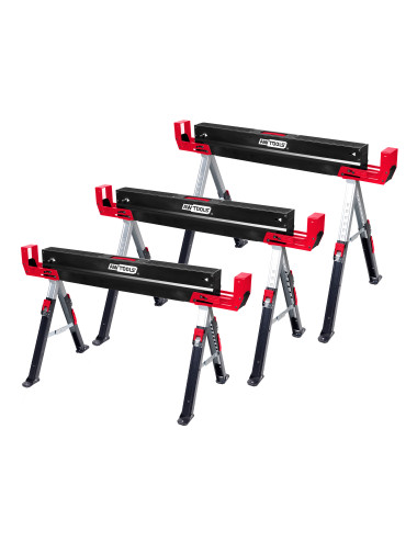 AWTOOLS KOBYŁKA STOJAK REGULOWANY DŁUGOŚĆ 98-115,5 cm WYSOKOŚĆ 62-82cm