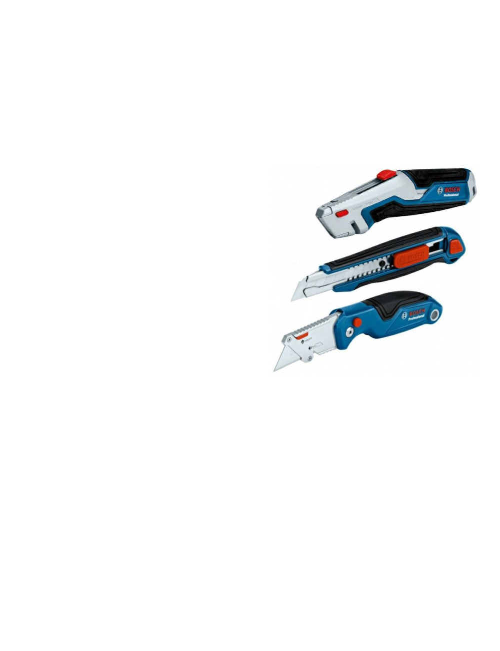 BOSCH NOŻYK ZESTAW 3szt. 18mm, 2x TRAPEZOWY