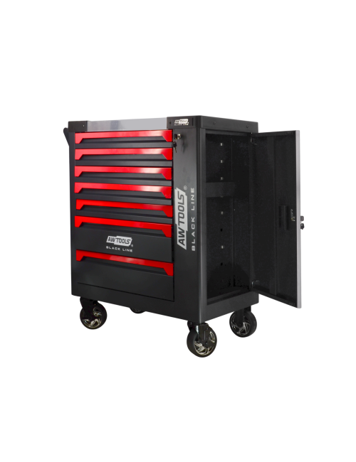 AWTOOLS WÓZEK WARSZTATOWY 7-SZUFLAD BLACK LINE