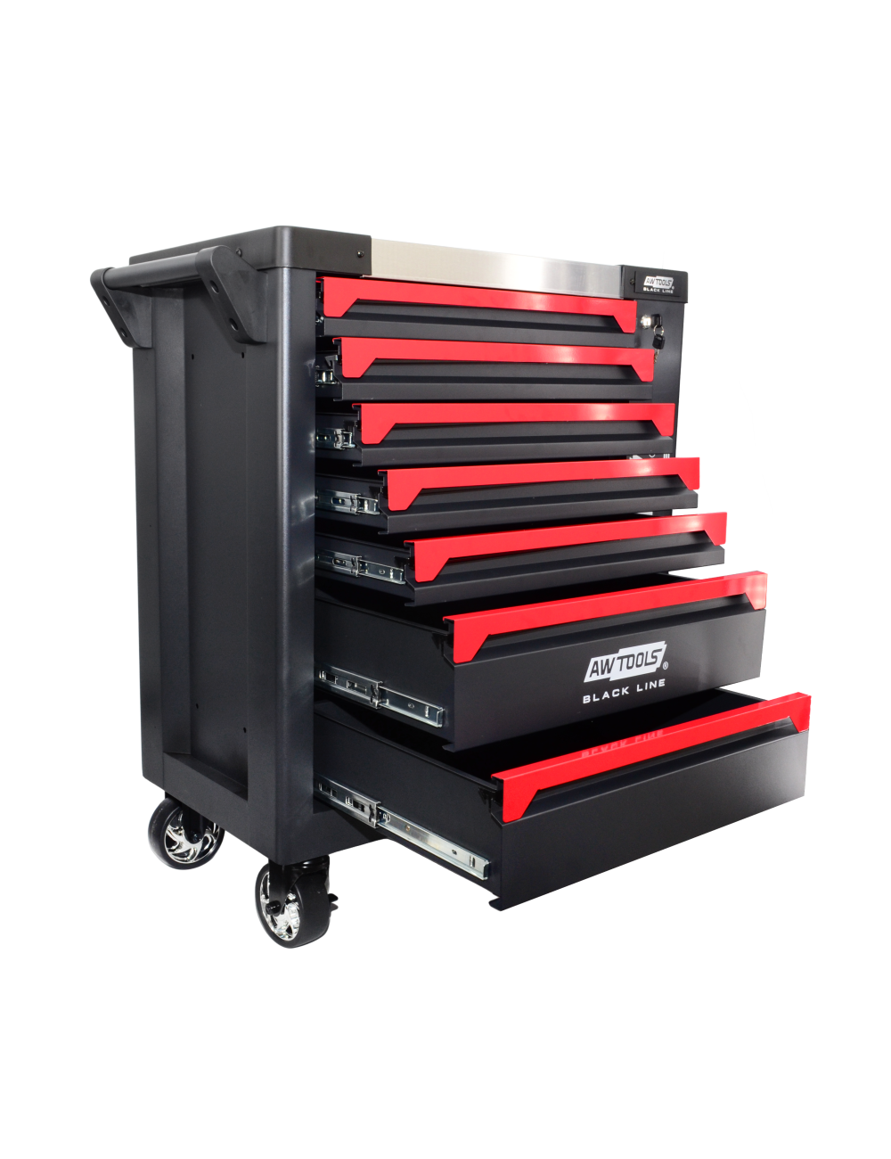AWTOOLS WÓZEK WARSZTATOWY 7-SZUFLAD BLACK LINE