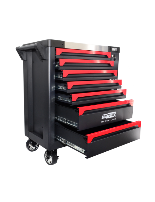 AWTOOLS WÓZEK WARSZTATOWY 7-SZUFLAD BLACK LINE
