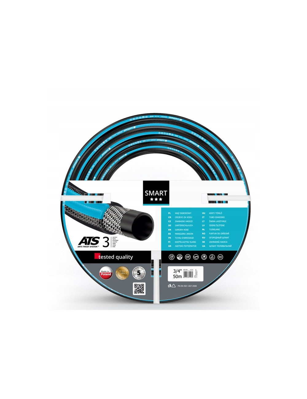 CELLFAST WĄŻ OGRODOWY SMART ATS 3/4" 50mb