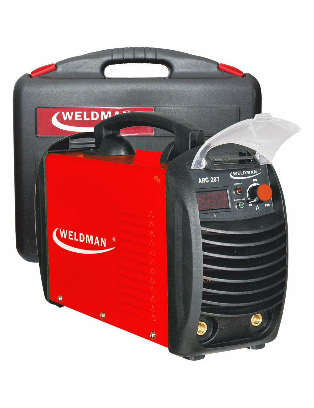 WELDMAN SPAWARKA INWERTOROWA ARC-207 WALIZKA Z TWORZYWA