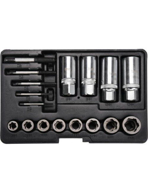 YATO ZESTAW WYKRĘTAKÓW DO ŚRUB 17cz. YT-06033