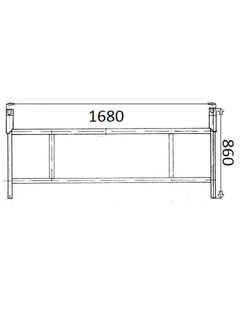 RUSZTOWANIE TYPU WARSZASKIEGO 168 cm