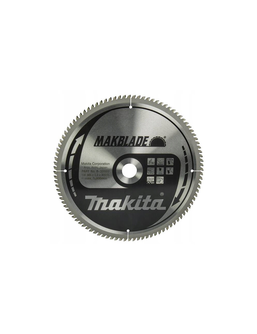 MAKITA PIŁA TARCZOWA  355x30x80z MAKBLADE PLUS DREWNO