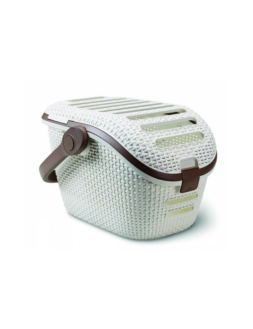 CURVER TRANSPORTER DLA ZWIERZĄT KREMOWY BRĄZOWY