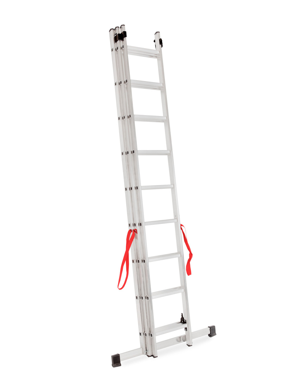 AWTOOLS DRABINA ALUMINIOWA BASIC 3x9 STOPNI 150KG