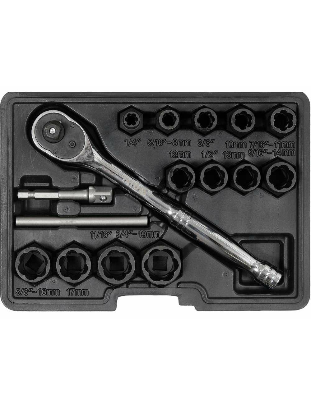 YATO WYKRĘTAKI DO ŚRUB 16cz. YT-05897