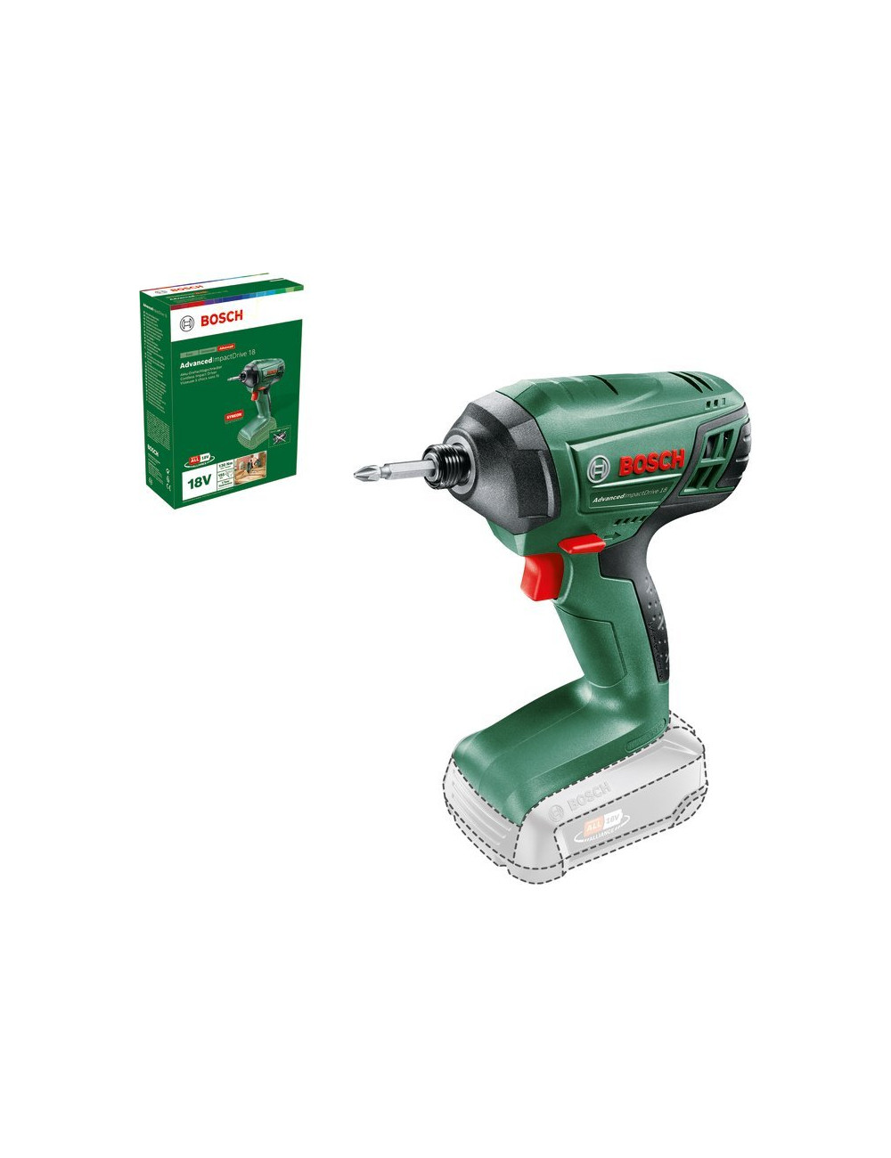 BOSCH ZAKRĘTARKA UDAROWA ADVANCED IMPACT DRIVE 18 BT BODY