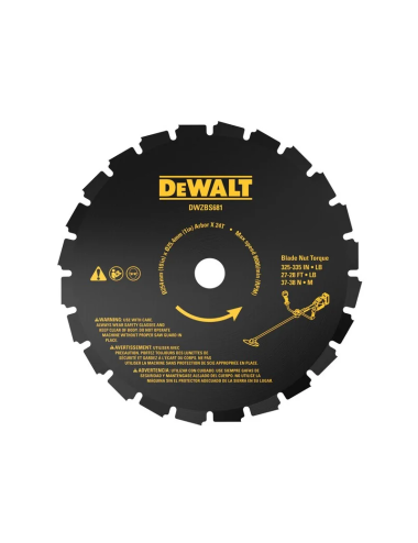 DEWALT TARCZA TNĄCA 24z DO KOSY 54V