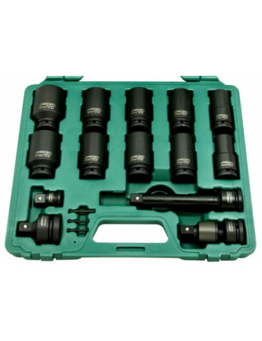 JONNESWAY KPL.NASADKI UDAROWE DŁUGIE 20cz. 3/4" S03AD6120S