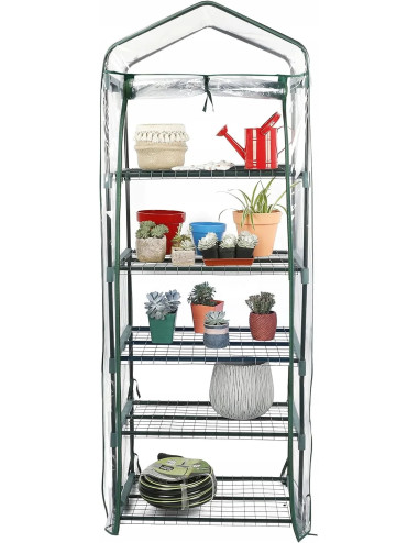 AWTOOLS SZKLARNIA FOLIOWA 5 POZIOMÓW 69x49x192cm