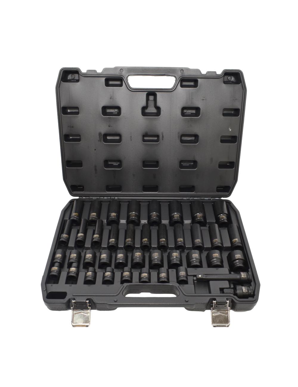 AWTOOLS ZESTAW NASADEK UDAROWYCH 1/2" 40cz. KRÓTKIE I DŁUGIE BLACK LINE