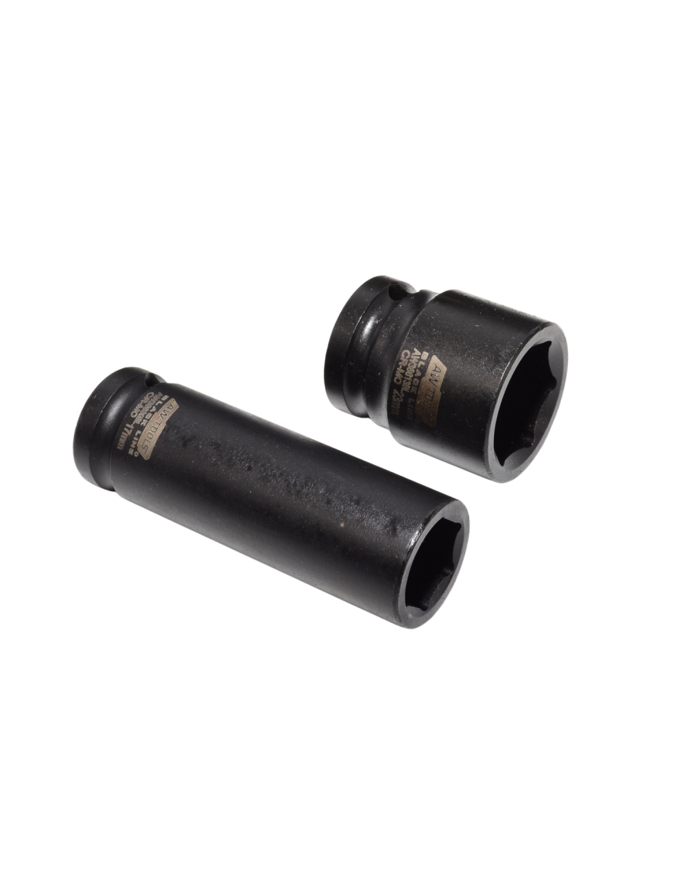 AWTOOLS ZESTAW NASADEK UDAROWYCH 1/2" 40cz. KRÓTKIE I DŁUGIE BLACK LINE