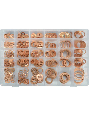 YATO PODKŁADKI MIEDZIANE 580szt.