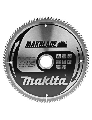 MAKITA PIŁA TARCZOWA  216x30x100z MAKBLADE DREWNO