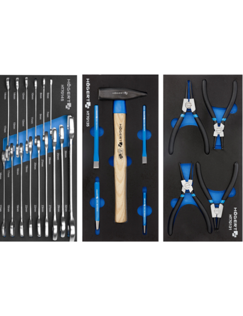 HOEGERT SZAFKA WARSZTATOWA + 252szt. NARZĘDZI