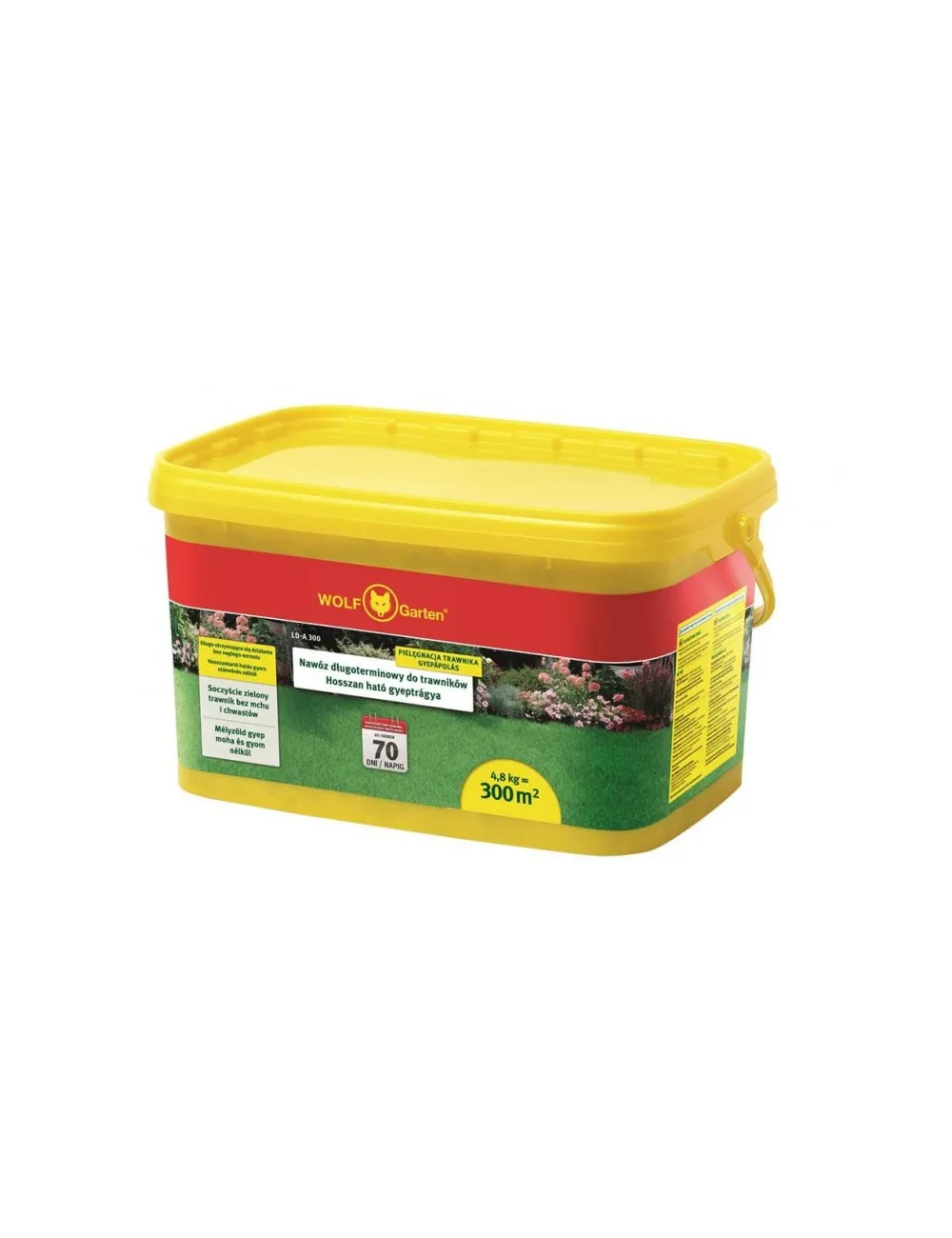 WOLF GARTEN NAWÓZ DŁUGODZIAŁAJĄCY DO TRAWY DO 70 DNI 300 M2 LD-A 300