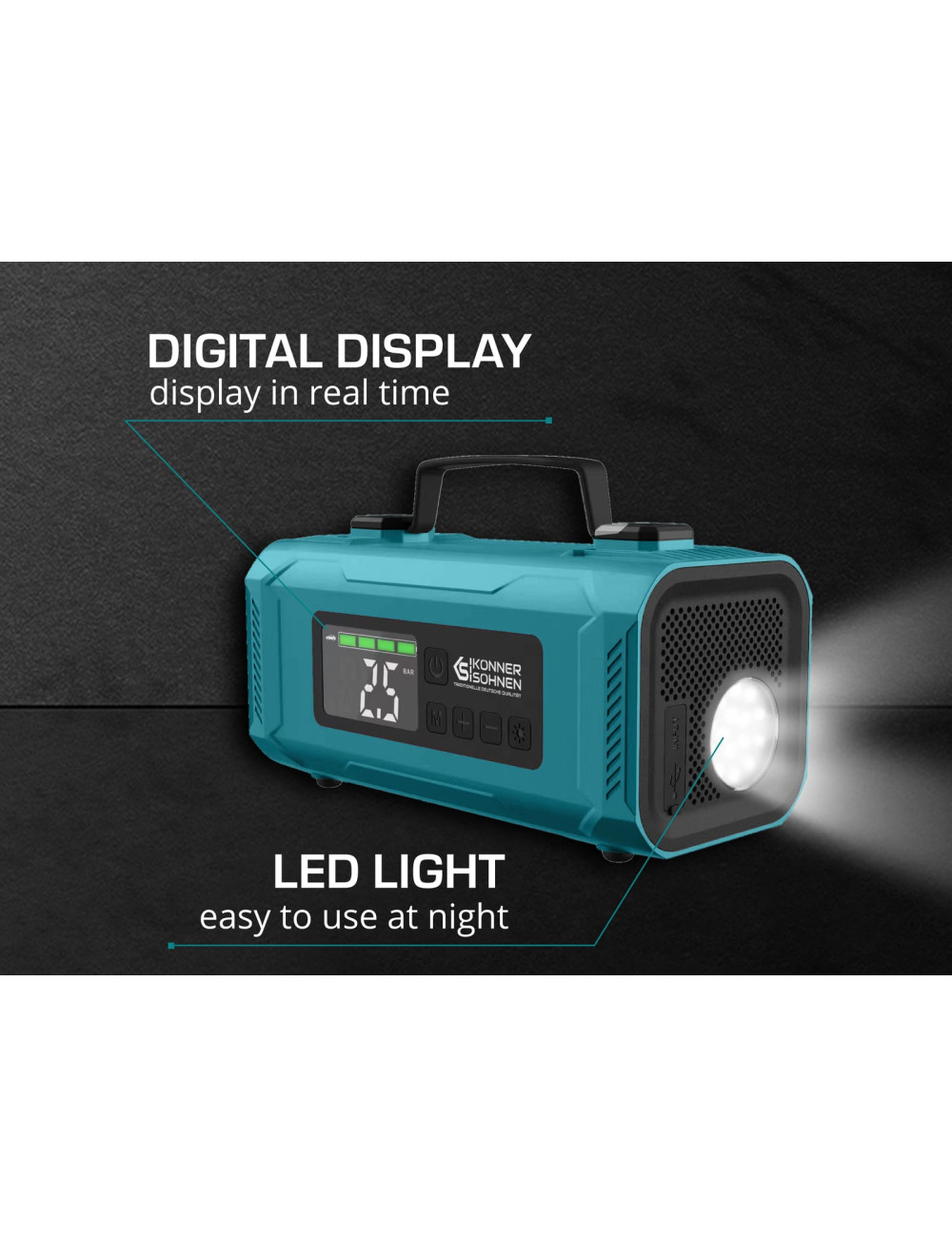 K&amp;S KONNER &amp; SOHNEN URZĄDZENIE ROZRUCHOWE Z KOMPRESOREM JSP-2000