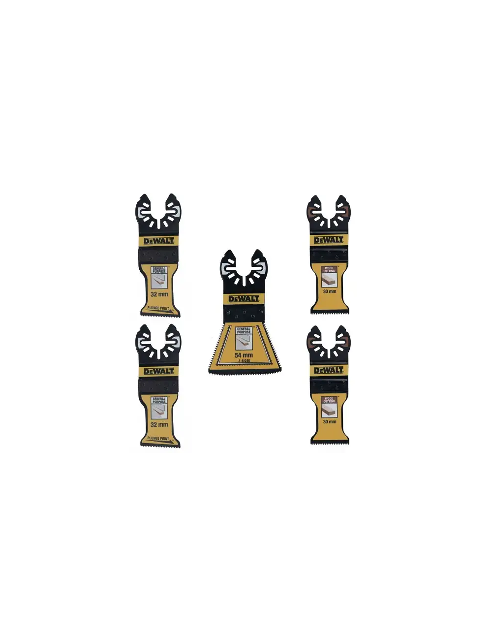 DEWALT MT ZESTAW BRZESZCZOTÓW 5SZT.