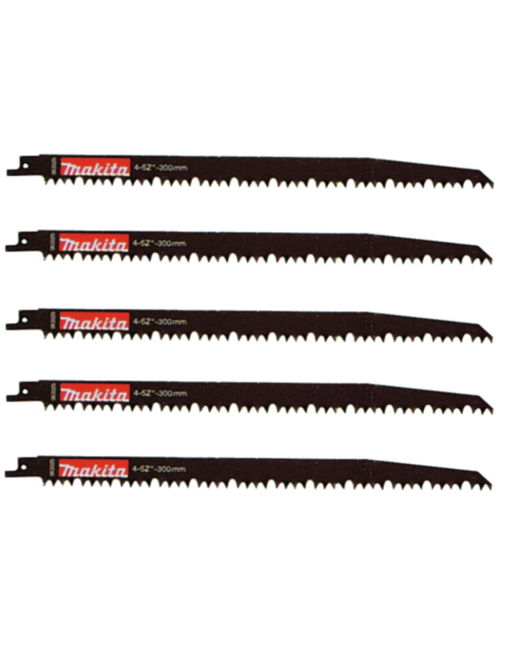 MAKITA BRZESZCZOT DO PIŁY SZABLASTEJ 290mm 5szt  DREWNO