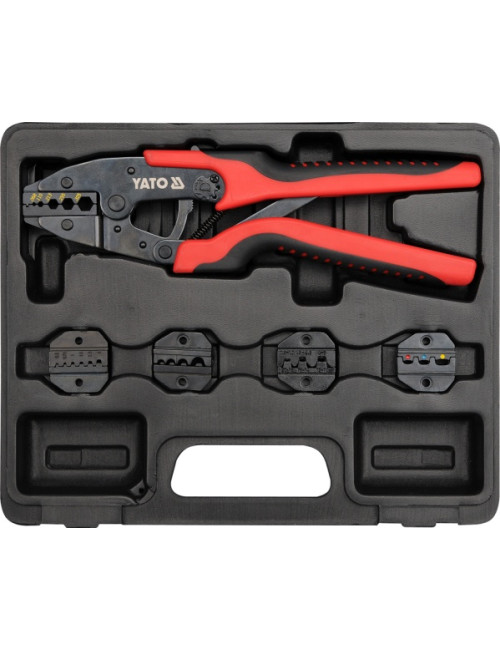 YATO SZCZYPCE DO KONEKTORÓW + 5 MATRYC  2245