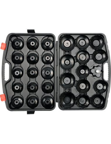 YATO KLUCZE NASADOWE DO FILTRÓW OLEJU KOMPLET 30 elem. 0596