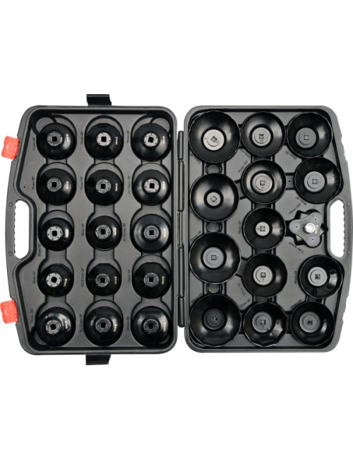 YATO KLUCZE NASADOWE DO FILTRÓW OLEJU KOMPLET 30 elem. 0596