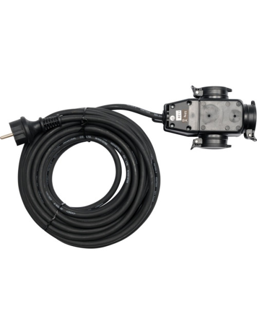 YATO PRZEDŁUŻACZ Z ROZGAŁĘŹNIKIEM 10m 3x1,5mm2 IP44 16A H07RN-F 8116