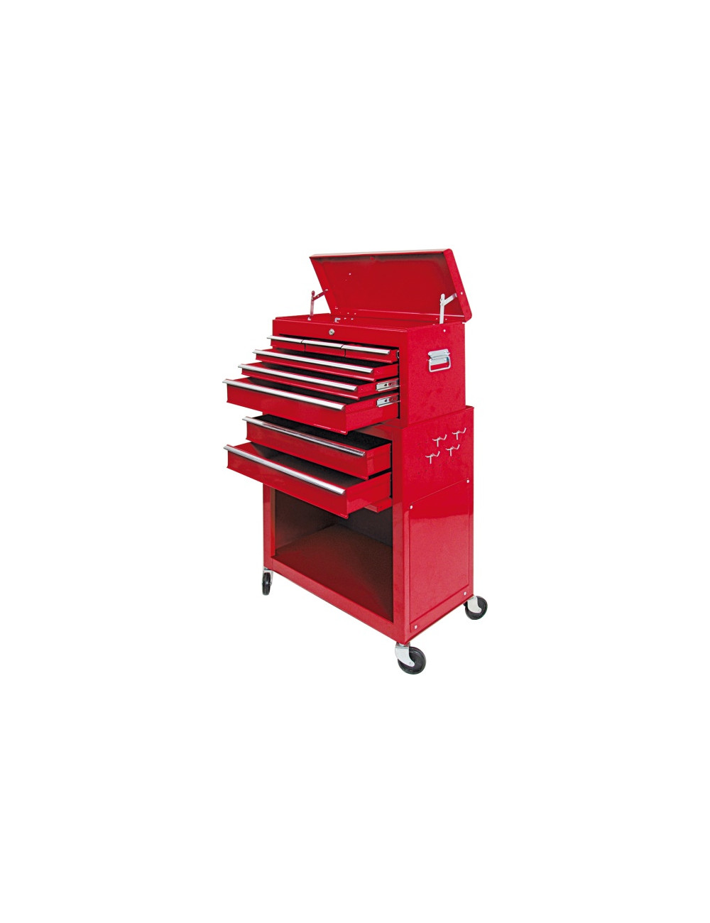 VOREL SZAFKA WARSZTATOWA DWUCZĘŚCIOWA NA KÓŁKACH   81830