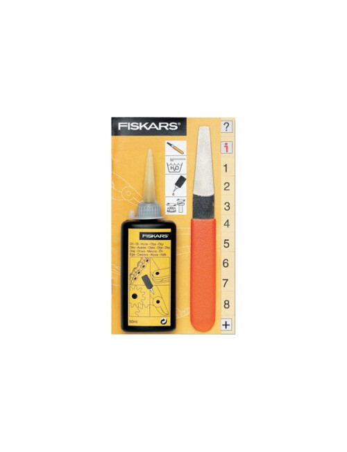 FISKARS ZESTAW DO KONSERWACJI NARZĘDZI OGRODNICZYCH