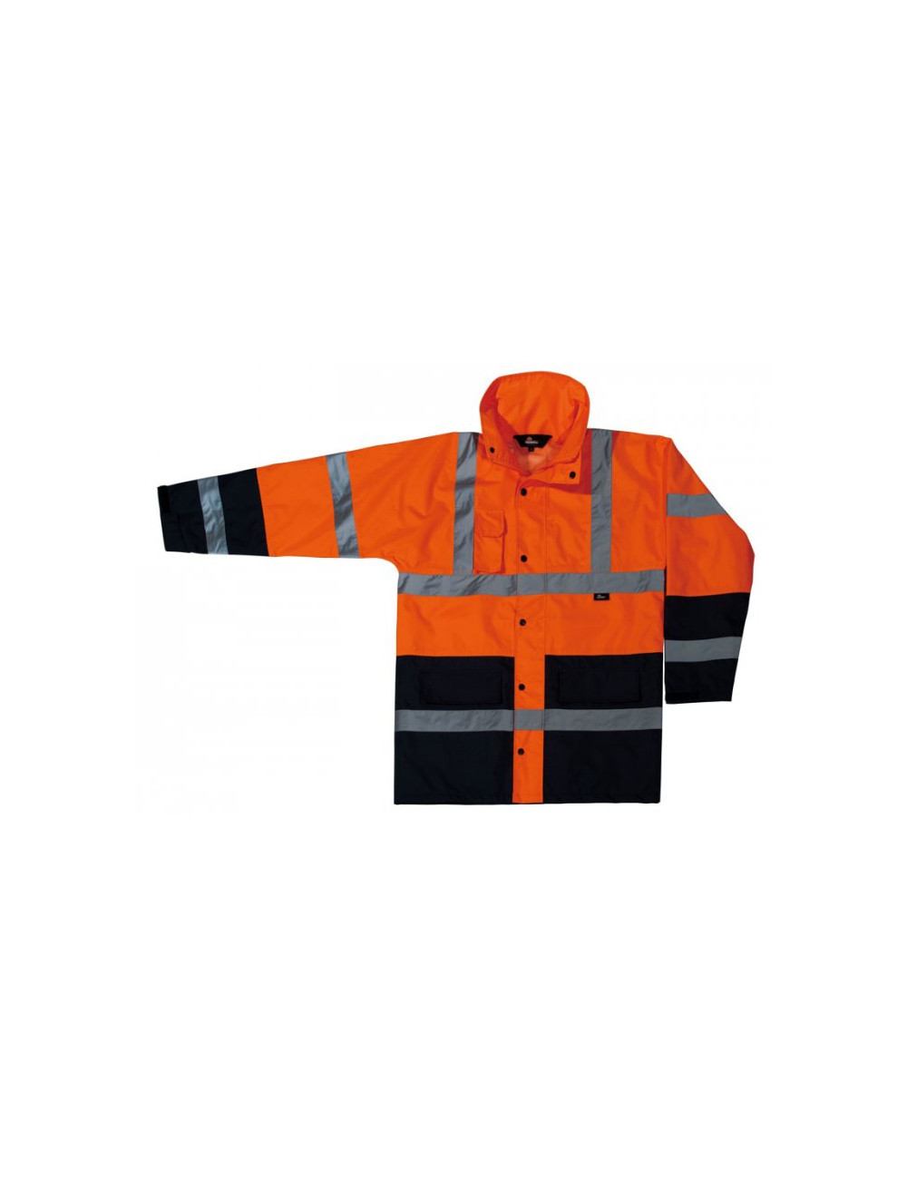 BETA KURTKA ROBOCZA VIZWELL  OSTRZEGAWCZA ( POMARAŃCZOWO/GRANATOWA) PRZECIWDESZCZOWA – ROZMIAR XXL