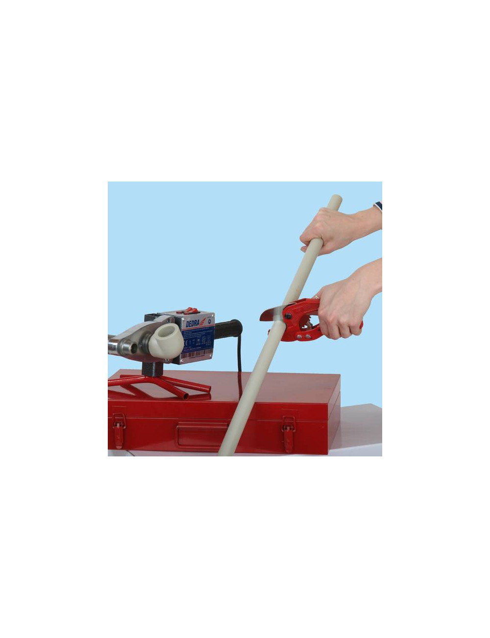 DEDRA ZGRZEWARKA DO RUR PVC PLASTIKOWYCH 800W/1500W DED7515