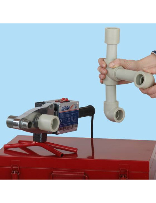 DEDRA ZGRZEWARKA DO RUR PVC PLASTIKOWYCH 800W/1500W DED7515