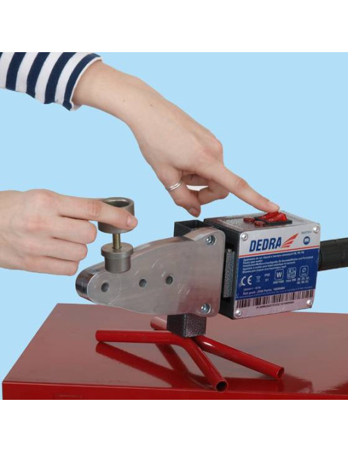 DEDRA ZGRZEWARKA DO RUR PVC PLASTIKOWYCH 800W/1500W DED7515