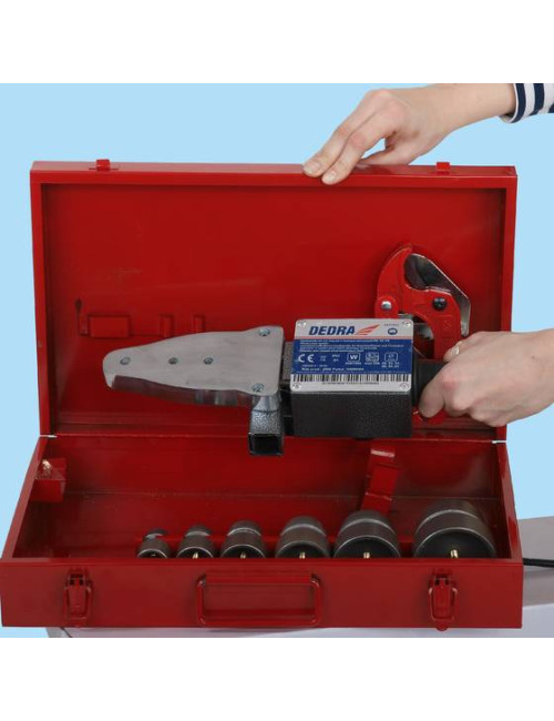 DEDRA ZGRZEWARKA DO RUR PVC PLASTIKOWYCH 800W/1500W DED7515