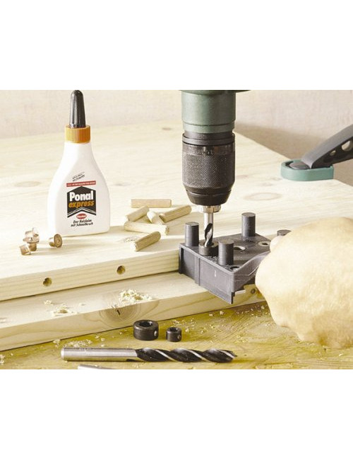 WOLFCRAFT ZESTAW STARTOWY DO POŁĄCZEŃ KOŁKOWYCH (DO KOŁKÓW DREWNIANYCH 6, 8 I 10MM)