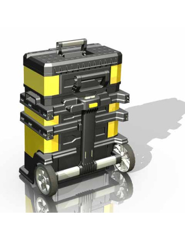 STANLEY SKRZYNIA-WARSZTAT NA KOŁACH ŻÓŁTY