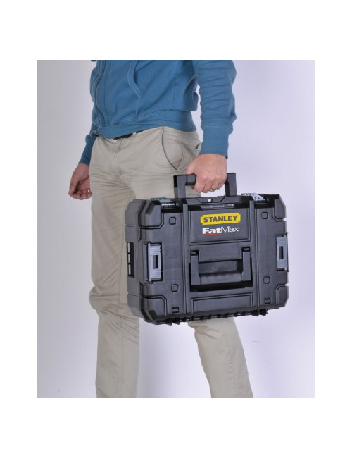 STANLEY SKRZYNIA TSTAK II Z PIANKĄ UCHWYT KRÓTKI