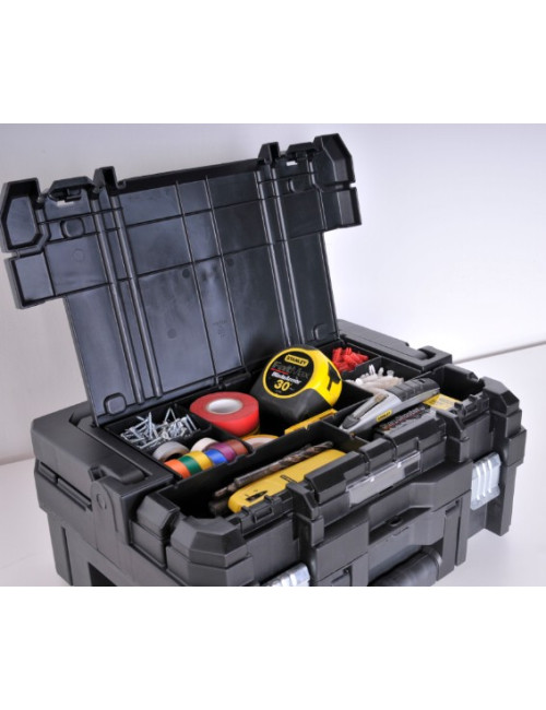 STANLEY SKRZYNIA TSTAK II Z PIANKĄ UCHWYT KRÓTKI