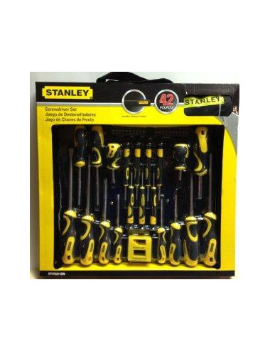 STANLEY WKRĘTAK KPL.42cz.+TORBA