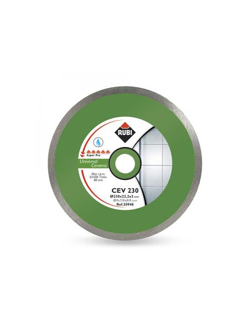 RUBI TARCZA DIAMENTOWA DO CERAMIKI CEV 250 SUPERPRO